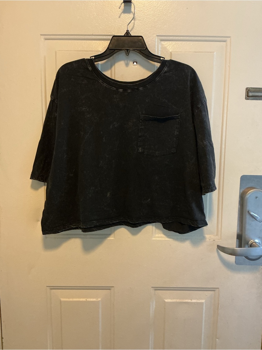 Fashion Nova Washed Black Boxy Tee - 3XL